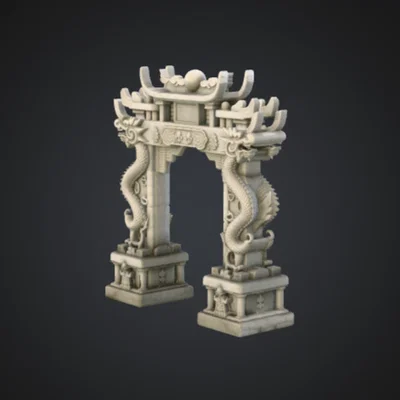 Cổng Đền Rồng Á Đông – Cổng Vòm Rồng Huyền Thoại Chạm Khắc Tinh Xảo