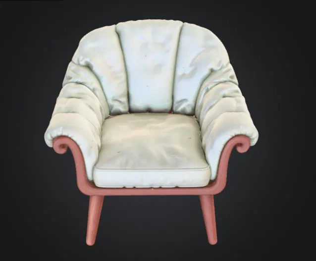 Ghế Bành Bọc Đệm Cổ Điển – Classic Upholstered Armchair - Image 1