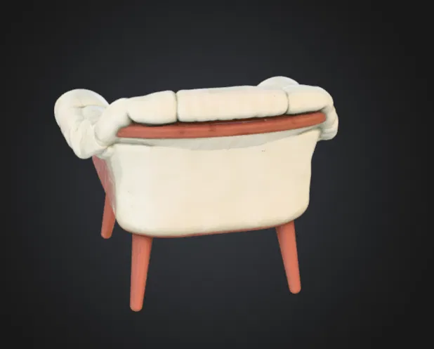 Ghế Bành Bọc Đệm Cổ Điển – Classic Upholstered Armchair - Image 2