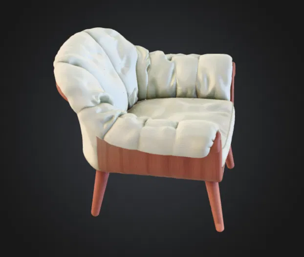 Ghế Bành Bọc Đệm Cổ Điển – Classic Upholstered Armchair - Image 3