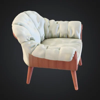 Ghế Bành Bọc Đệm Cổ Điển – Classic Upholstered Armchair