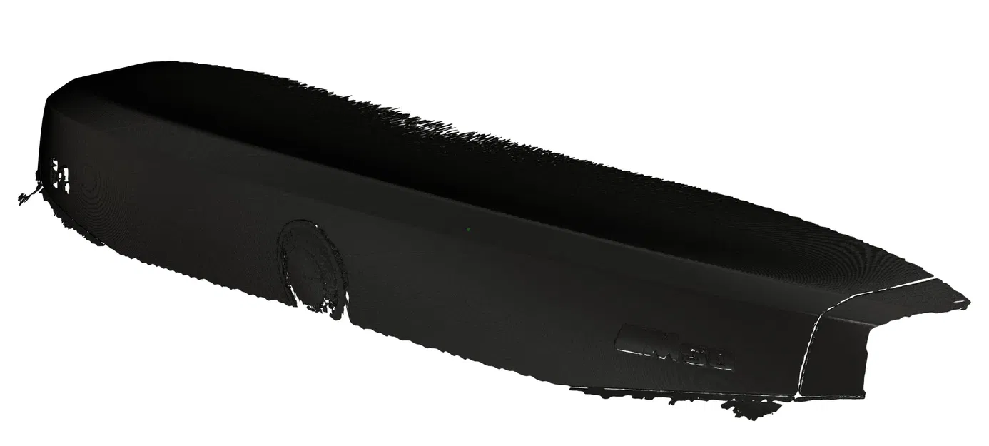 Mô hình scan 3D lip đuôi cá cho cốp xe BMW i4 2025 - Image 1