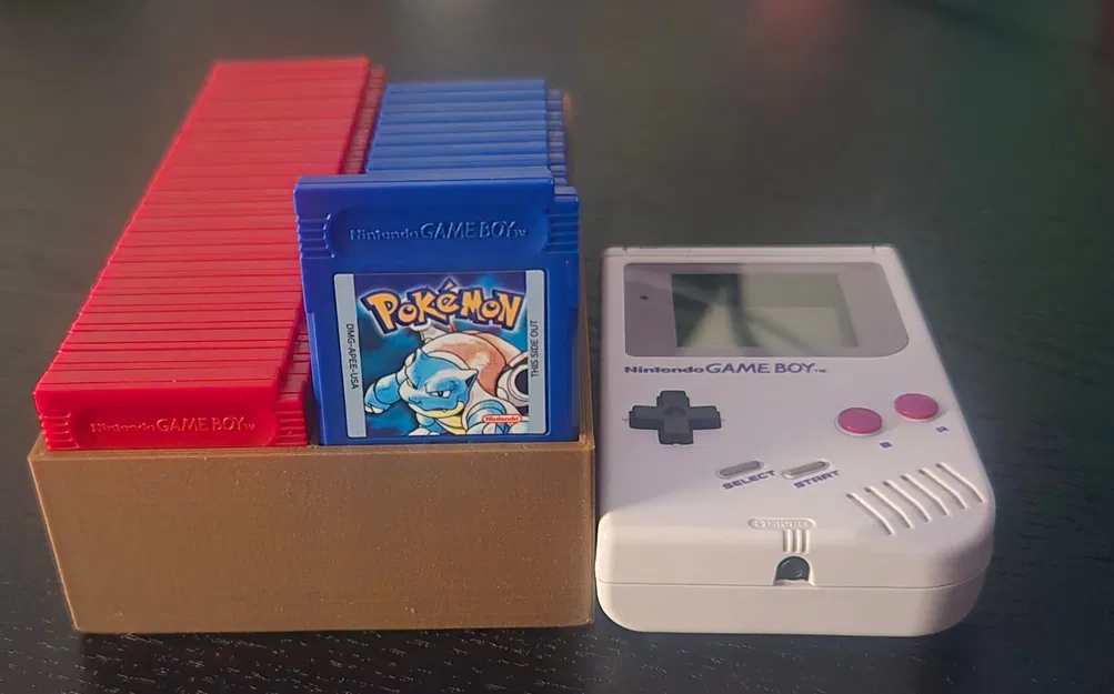 Khay 3D Lưu Trữ Băng Game Nintendo Game Boy Gọn Gàng - Image 1