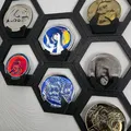 Giá Trưng Bày Đồng Xu Dạng Tổ Ong (Honeycomb Challenge Coin Display) - Thumbnail 1