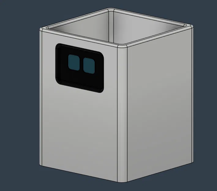 Robot Đáng Yêu - Chậu Cây & Ống Cắm Bút / Người Bạn Nhỏ Trên Bàn Làm Việc - Image 1