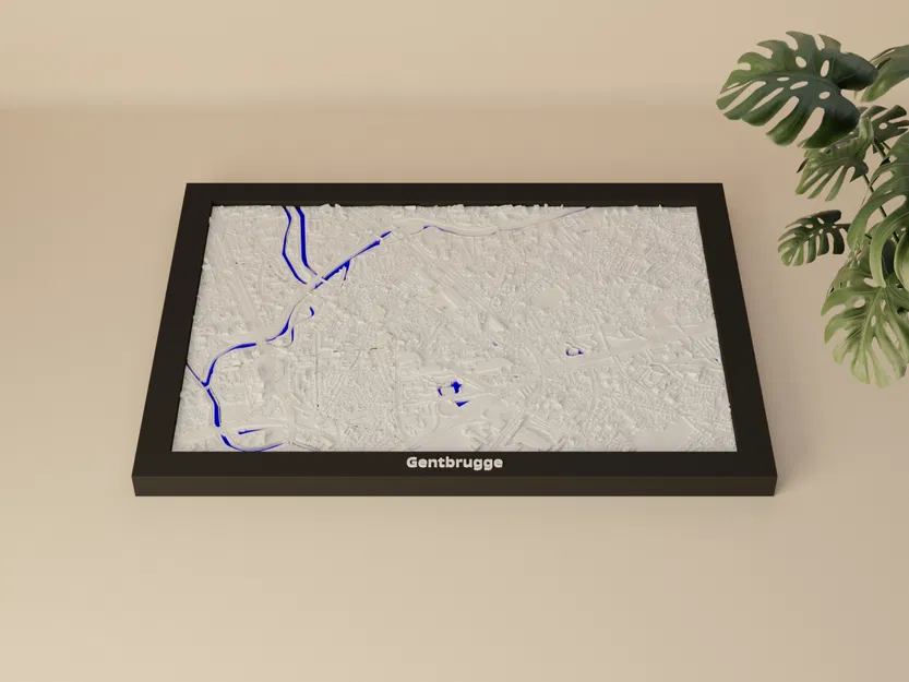 Mô hình địa hình thu nhỏ 3D - Gentbrugge, Bỉ - Image 4