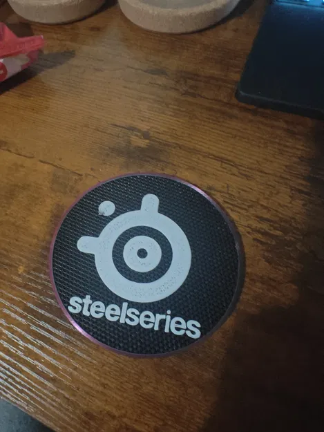 Miếng lót ly SteelSeries in 3D trang trí góc chơi game cực đẹp - Image 1