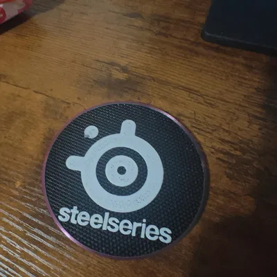 Miếng lót ly SteelSeries in 3D trang trí góc chơi game cực đẹp