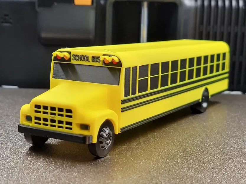 Mô hình xe buýt trường học (School Bus) - File in 3D chất lượng cao - Image 1