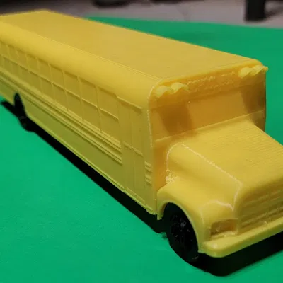 Mô hình xe buýt trường học (School Bus) - File in 3D chất lượng cao