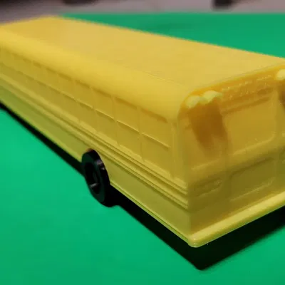 Mô hình xe buýt trường học (School Bus) - File in 3D chất lượng cao