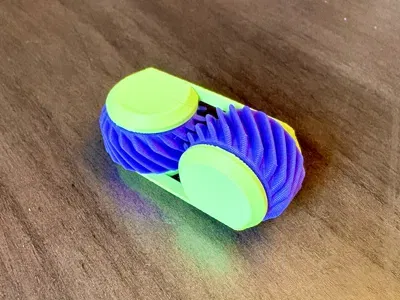 Mô hình đồ chơi xoay Gear Fidget giảm stress in 3D - Image 1