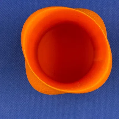 Bình hoa Organic Spline - Thiết kế gợn sóng thanh lịch