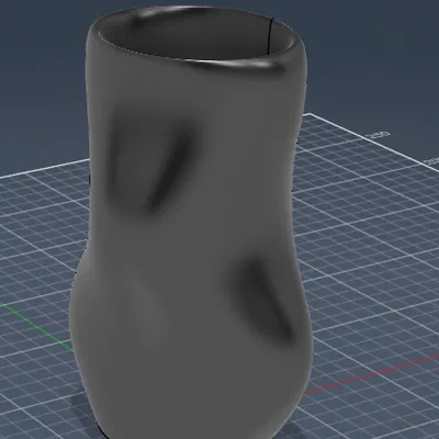 Bình hoa Organic Spline - Thiết kế gợn sóng thanh lịch