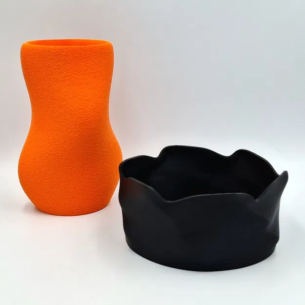 Chậu cây và Bình hoa hình khối Spline hữu cơ - Image 5