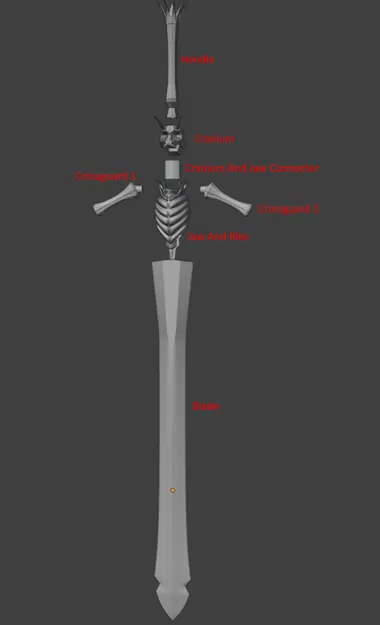 Devil May Cry - Kiếm Rebellion (Mô hình 3D) - Image 3