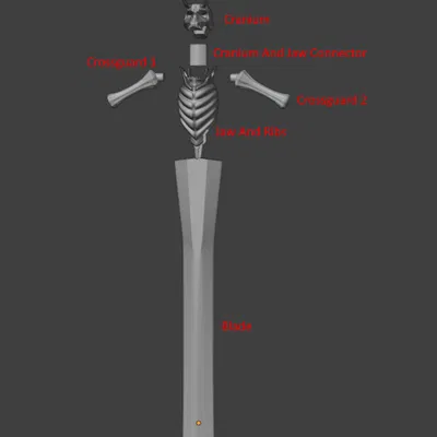 Devil May Cry - Kiếm Rebellion (Mô hình 3D)