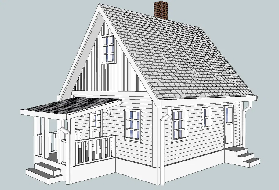 Bộ sưu tập mô hình nhà cửa kiến trúc 3D STL độc đáo - Image 54