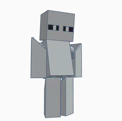 Mô hình nhân vật Minecraft linh hoạt in 3D (Pose-able Figure)