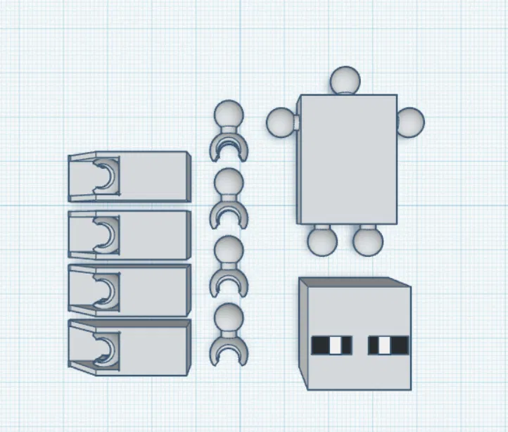 Mô hình nhân vật Minecraft linh hoạt in 3D (Pose-able Figure) - Image 3