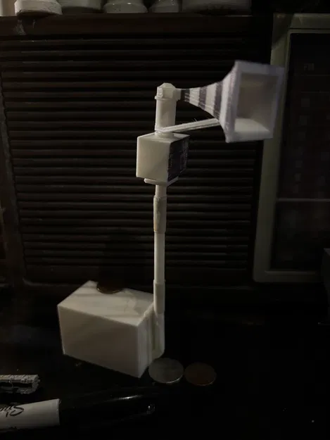 Mô hình còi báo động Thunderbolt 1003 Federal Signal in 3D - Image 2