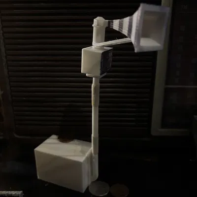 Mô hình còi báo động Thunderbolt 1003 Federal Signal in 3D