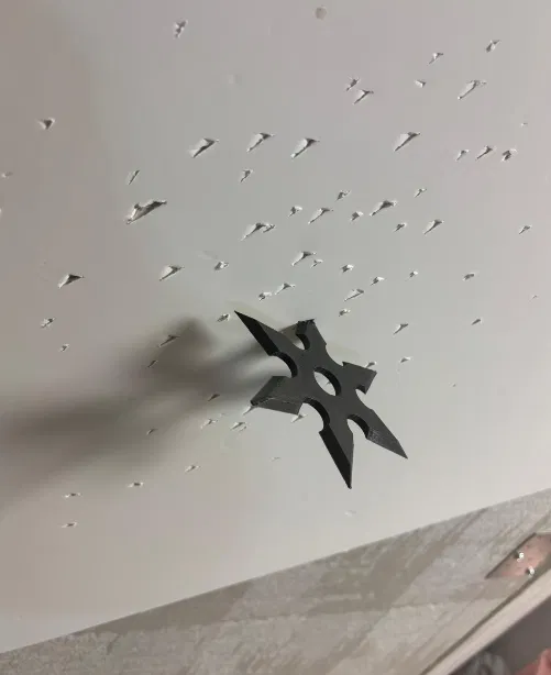 Mô hình phi tiêu Ninja 6 cánh (Shuriken) dùng cho in 3D - Image 1