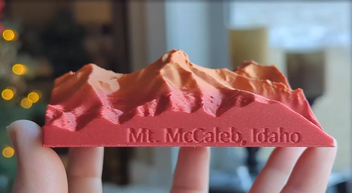 Mô hình 3D địa hình đỉnh núi Mt. McCaleb, Idaho chân thực - Image 1