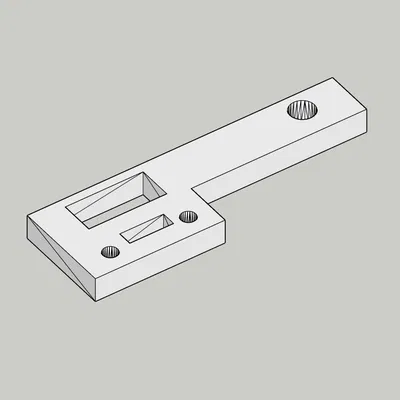 Gá đỡ X-axis điều chỉnh được cho Ender 3 dùng Sprite Extruder