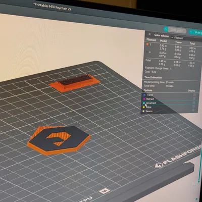 Móc khóa Printables (Printables Keychain)