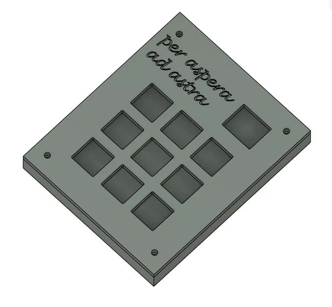 Vỏ Case Macropad 3x3 Tùy Chỉnh - Thiết Kế Hiện Đại Dễ In 3D - Image 1