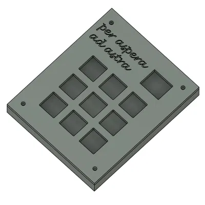 Vỏ Case Macropad 3x3 Tùy Chỉnh - Thiết Kế Hiện Đại Dễ In 3D