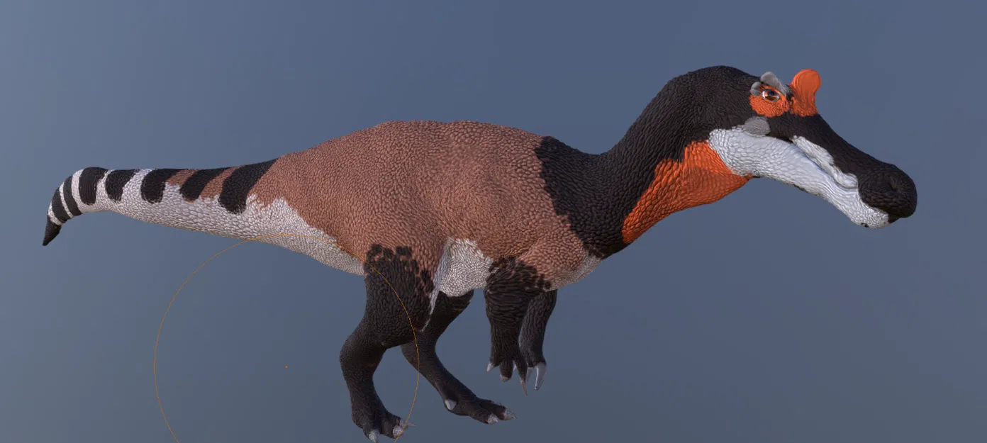 Mô hình in 3D khủng long Ceratosuchops chi tiết cao - Image 2