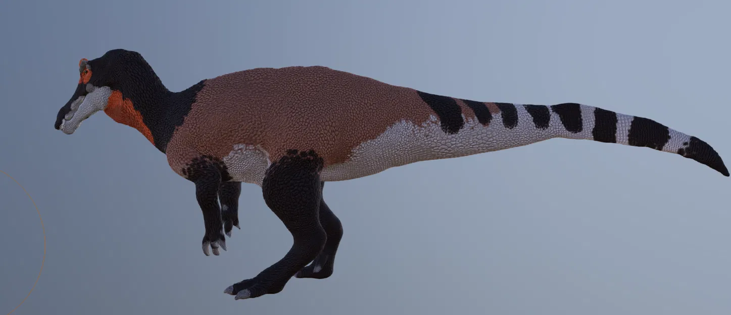 Mô hình in 3D khủng long Ceratosuchops chi tiết cao - Image 3