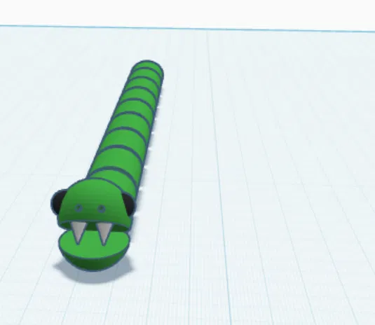 Mô hình rắn khớp nối (Articulated Snake Doll) in 3D siêu linh hoạt - Image 1