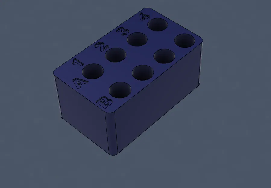 Giá Đỡ Ống Nghiệm 5ml | 8 Lỗ - Image 1