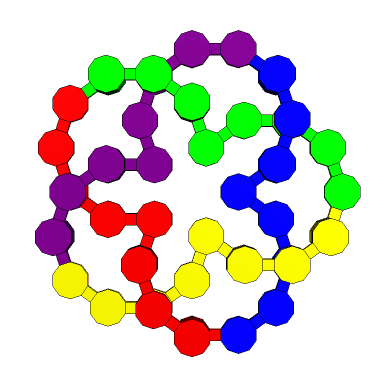 Mô hình toán học 3D Stewart Cinquefoil Knot 5 độc đáo - Image 2