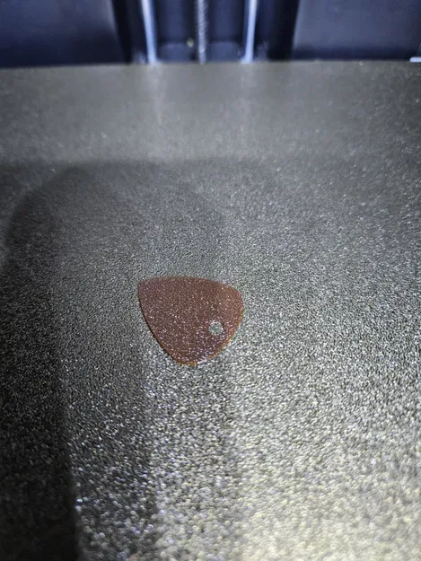 Phím gảy guitar dày 0.071mm có lỗ xỏ chìa khóa - Image 3