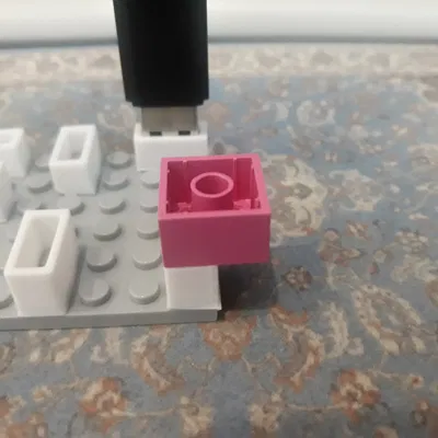 Bộ chuyển đổi LEGO upside down adapter (LEGO adapter ngược) 3D