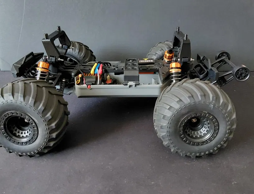 Bộ gá vỏ xe RC 1/14 Hosim (Womaqu) cho dòng xe Hosim M13 Short Course - Image 5