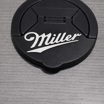 Nắp đậy lon bia Miller 500ml - Phụ kiện in 3D tiện lợi