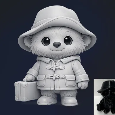 Mô hình Chibi Paddington đáng yêu