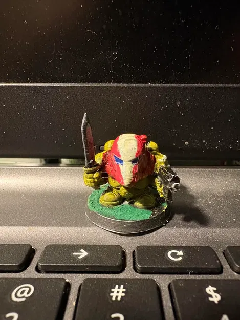 Mô hình in 3D Chibi Horus Heresy Marine siêu đáng yêu - Image 1