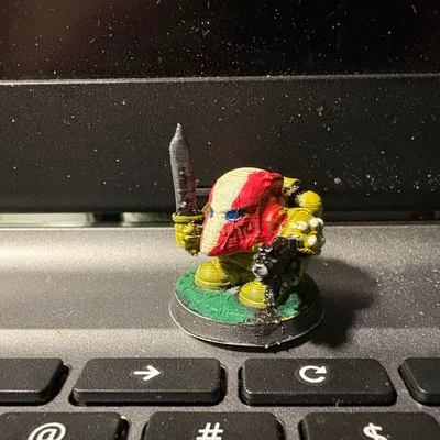 Mô hình in 3D Chibi Horus Heresy Marine siêu đáng yêu
