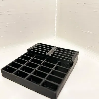 Khay 3D tiện ích sắp xếp pin cúc áo LR44 và CR2032