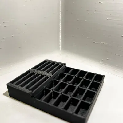 Khay 3D tiện ích sắp xếp pin cúc áo LR44 và CR2032