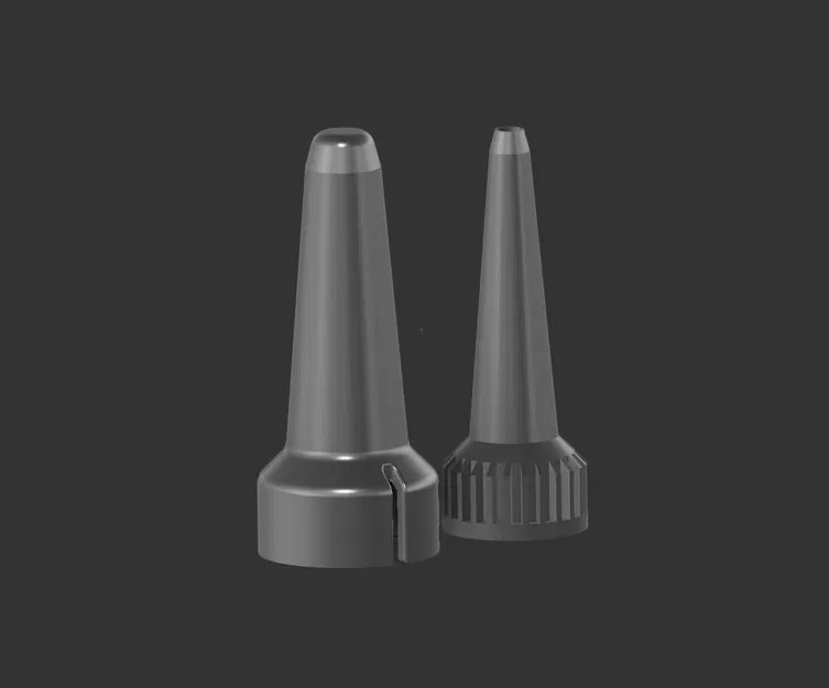 Nắp thay thế cho vòi Permatex (dài 40mm, đường kính 3mm + kèm file STEP) - Image 1