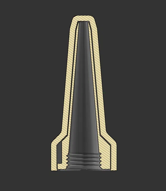 Nắp thay thế cho vòi Permatex (dài 40mm, đường kính 3mm + kèm file STEP) - Image 3