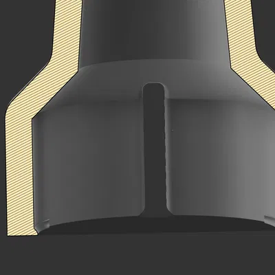 Nắp thay thế cho vòi Permatex (dài 40mm, đường kính 3mm + kèm file STEP)