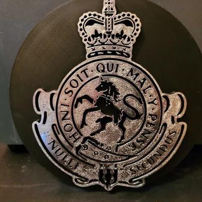 Mô hình 3D phù hiệu mũ GGHG CAF RCAC